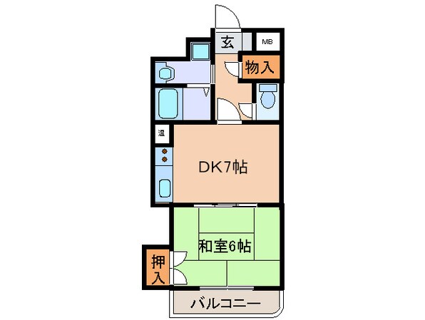 コンフォール香洋の物件間取画像